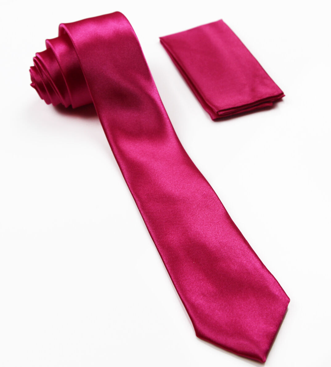 Matching Tie Set 2 & 3 Piece Necktie Pocket Square Hanky Skinny Formal Wedding - Picture 28 of 55