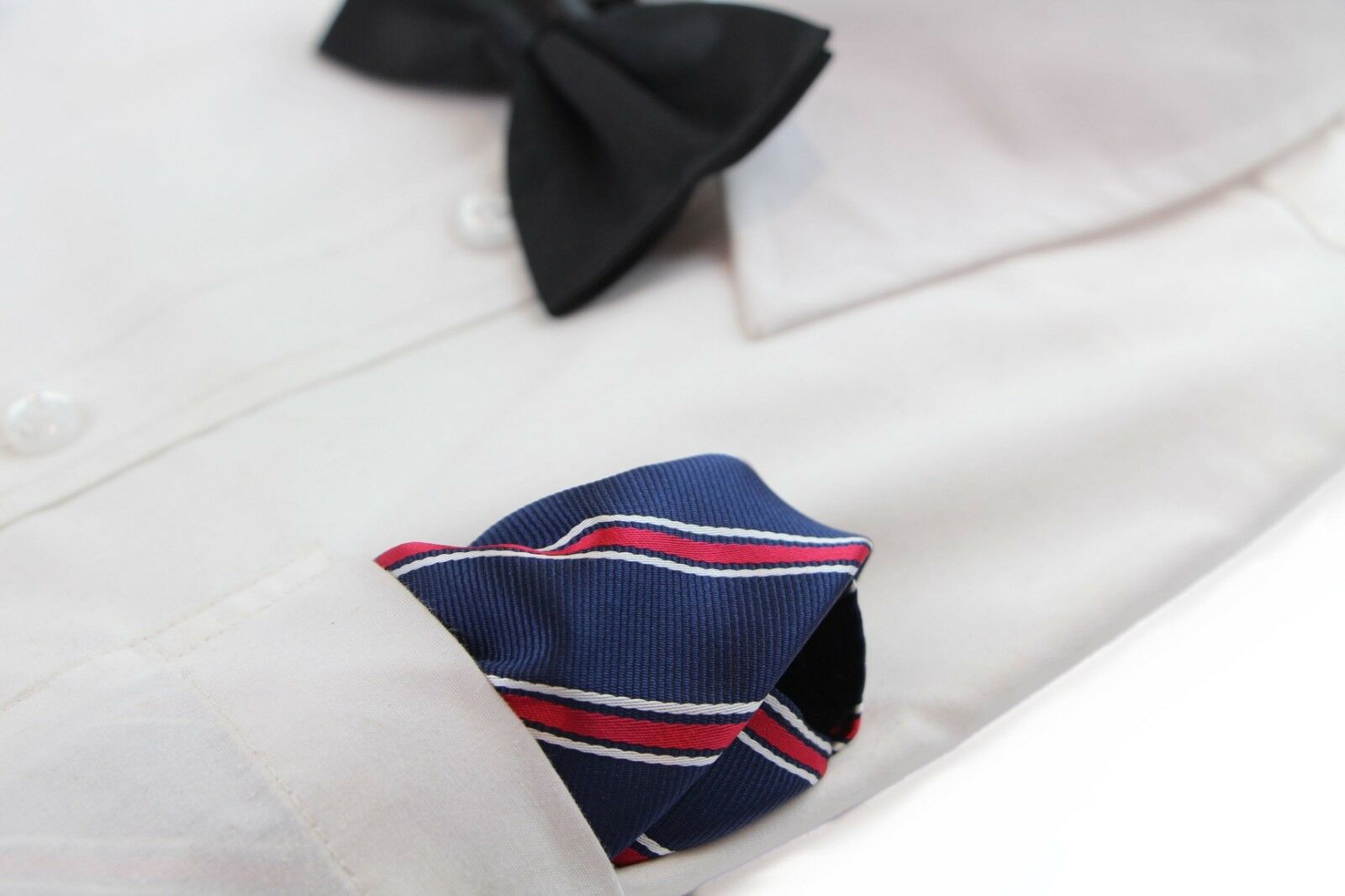 100% Silk Mens Pocket Square Hanky Handkerchief + Black Satin Bow Tie - Picture 36 of 47