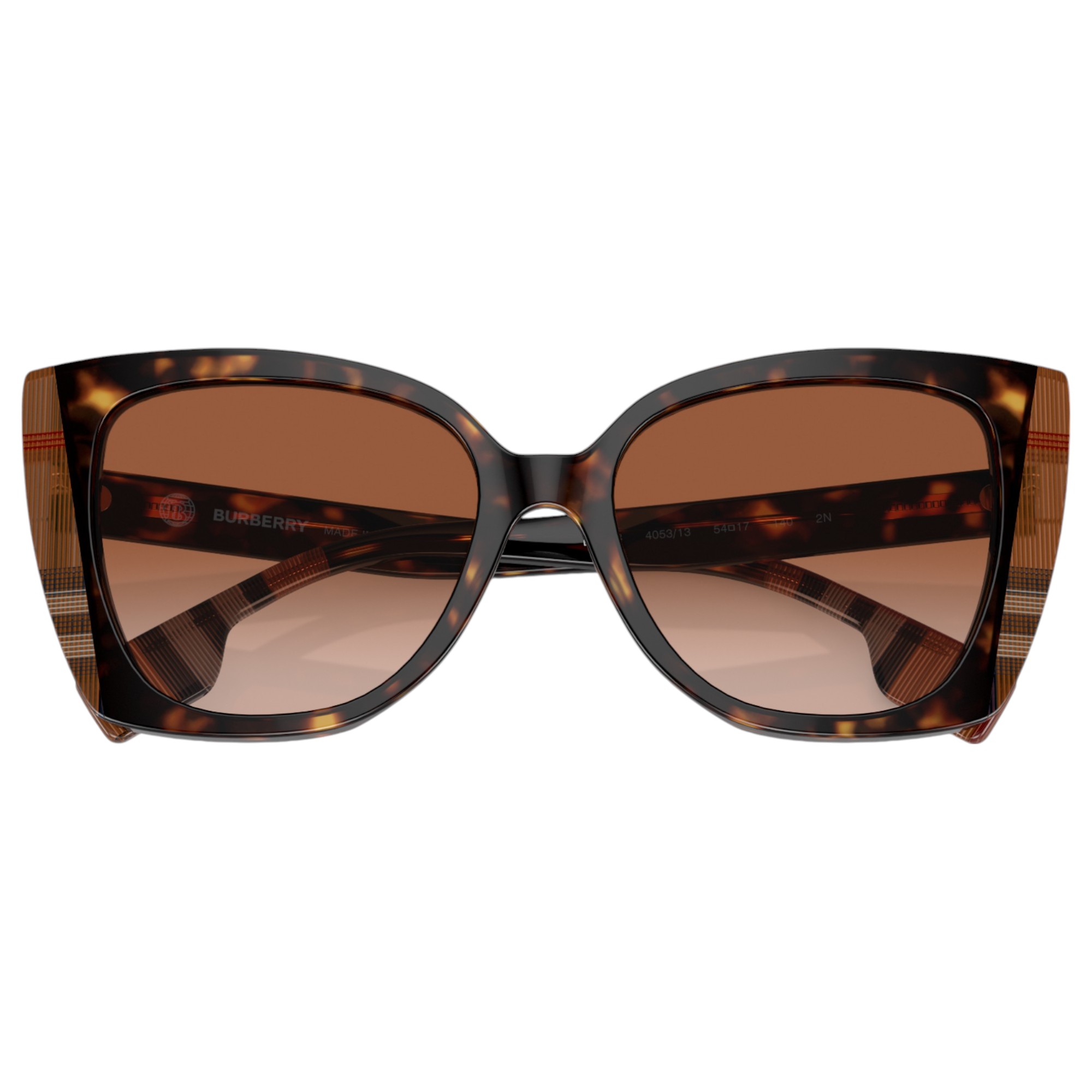 Womens Burberry Sunglasses Meryl Be4393 Dark Havana/ Check  display picture 2