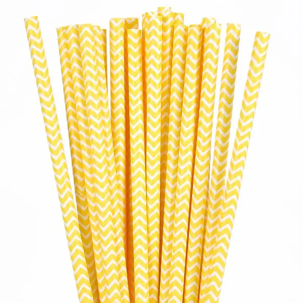25 X Paper Drinking Straws Chevron V Shape Party Drink Straw - Picture 11 of 11