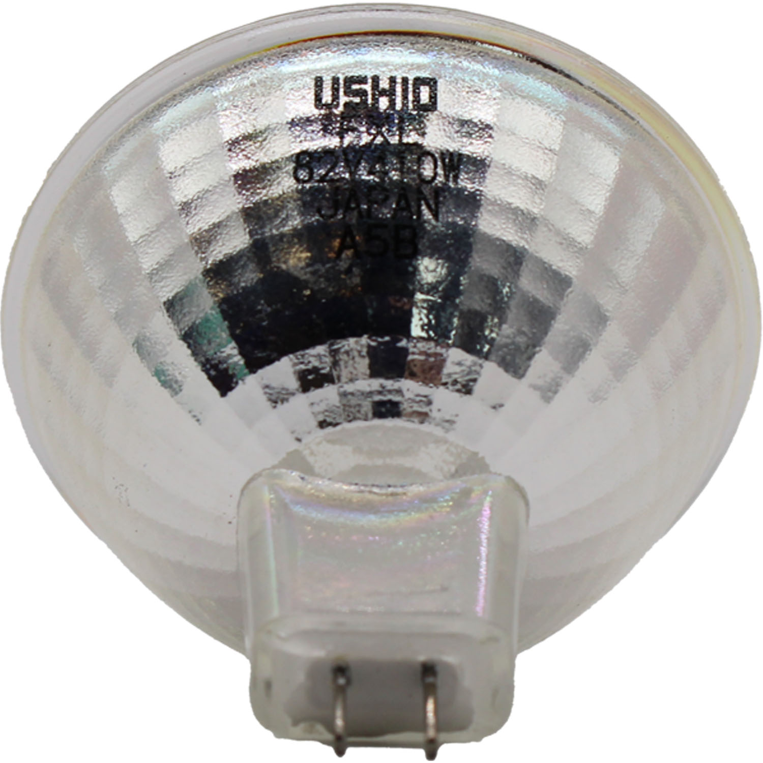 Ushio FXL 1000636 Halogen Reflector Lamp, MR16 JCR, 410W 82V, GY5.3 Base, 3300K