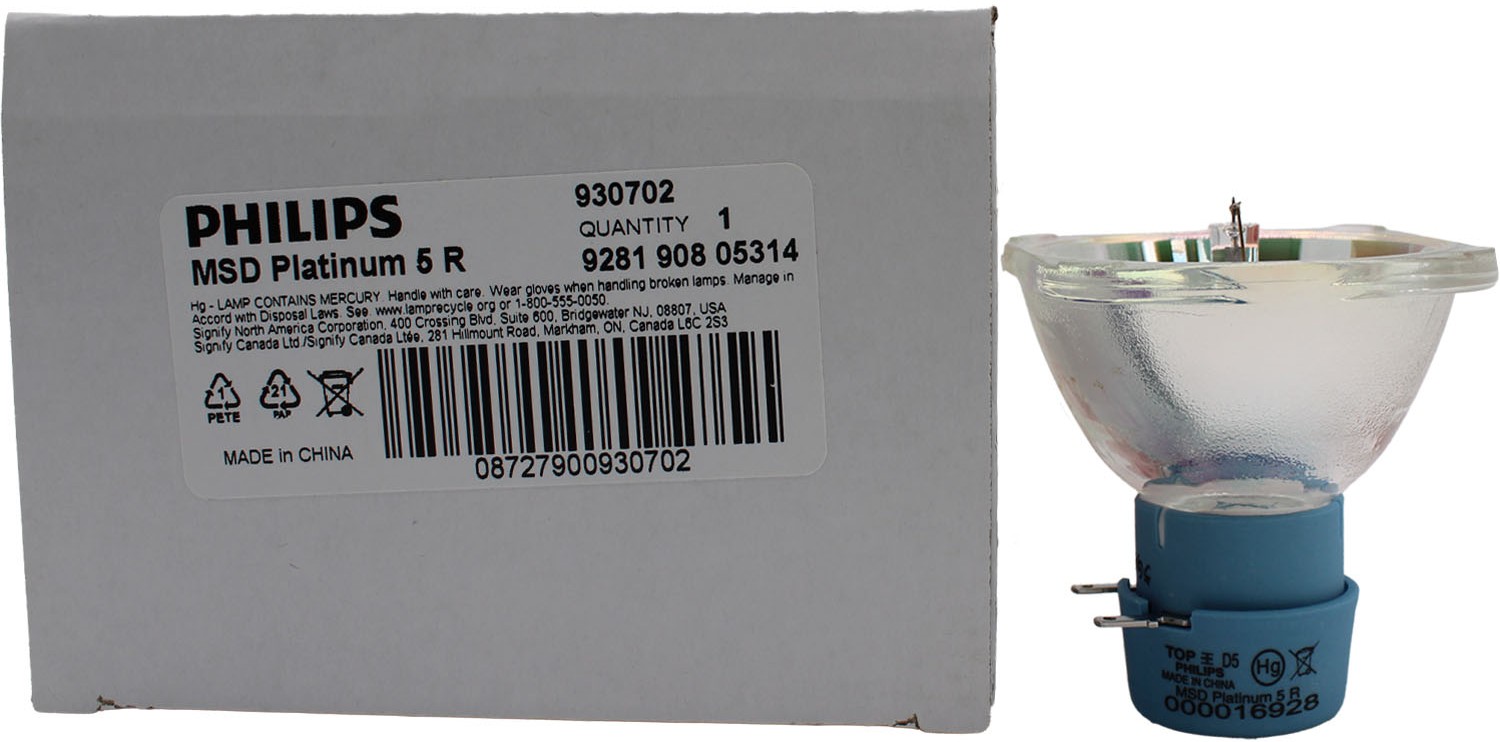 Philips MSD Platinum 5R Lamp – 189W, 8000K, 249888, 930702