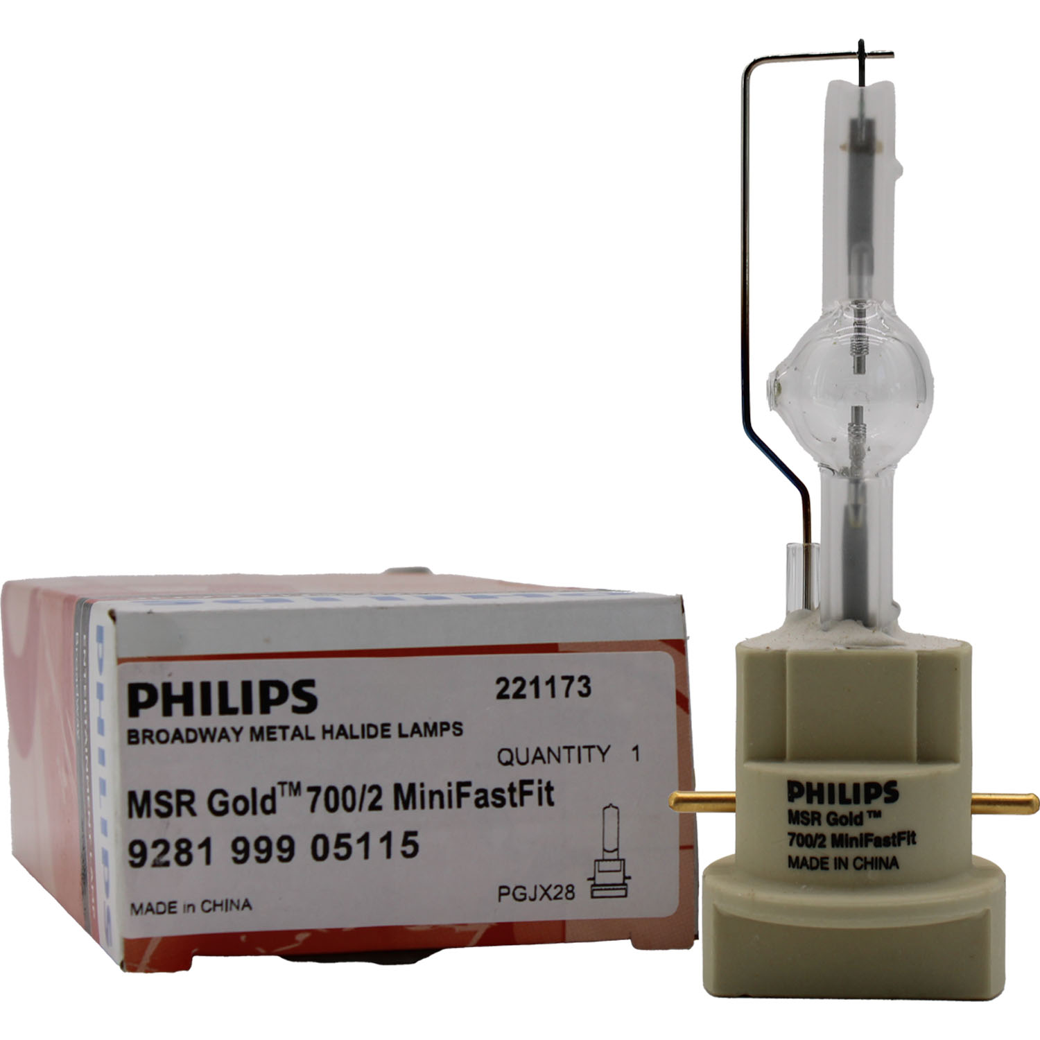 Philips MSR Gold 700/2 MiniFastFit 700W AC Lamp 286922