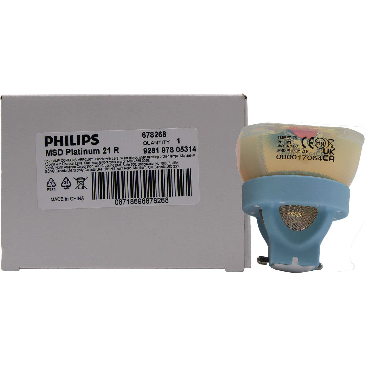 Philips MSD Platinum 21R 323659 Lamp
