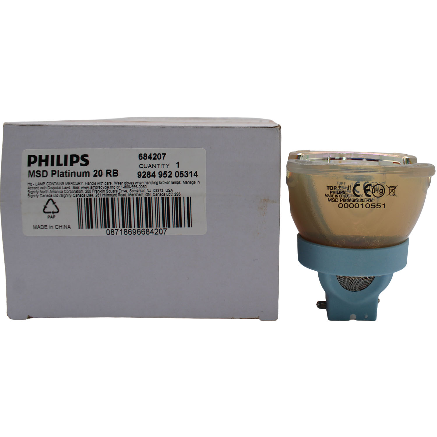 Philips MSD Platinum 20RB 323741 Lamp