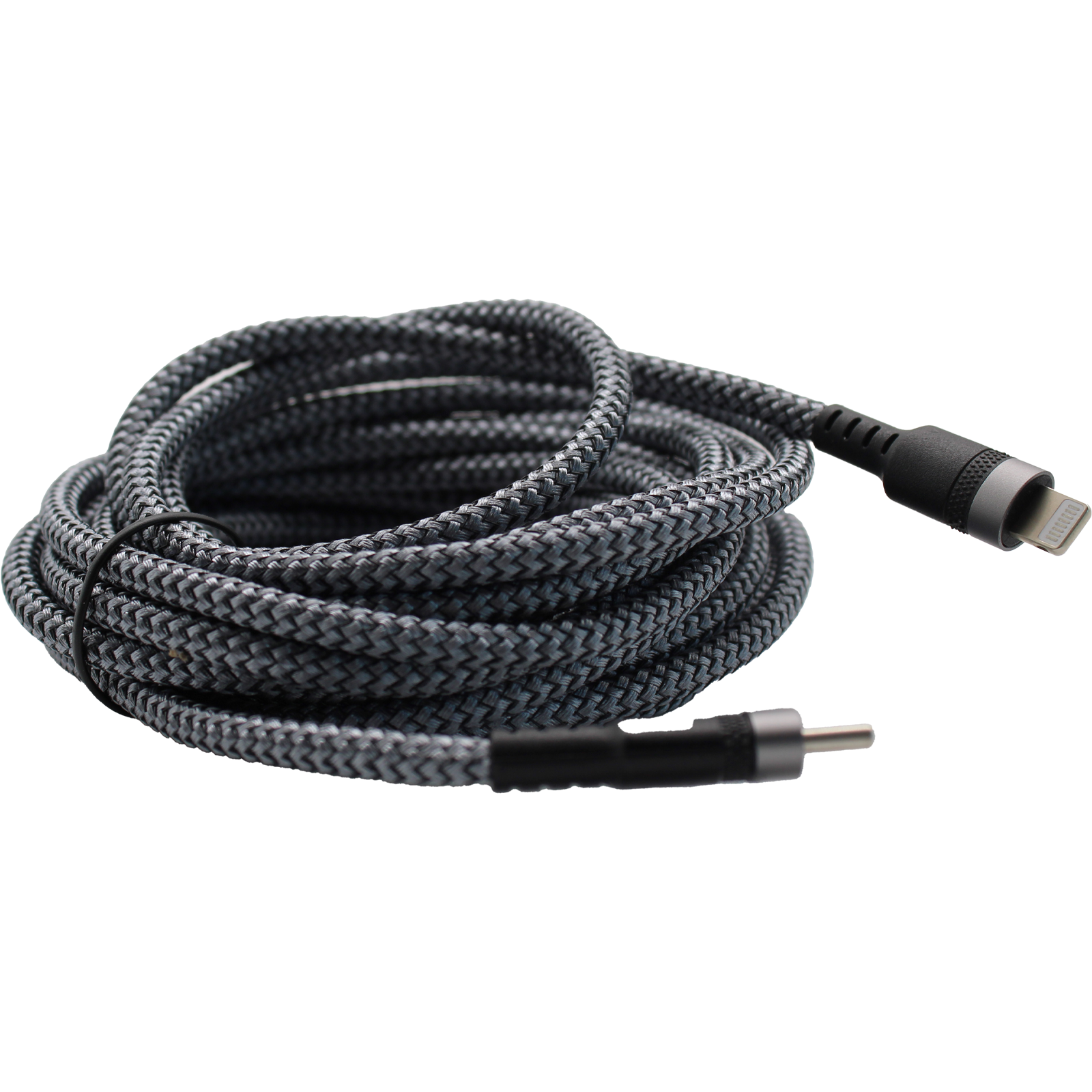 Jaspertronics 12ft (4m) USB-C to Lightning Heavy-Duty Braided Charging Cable