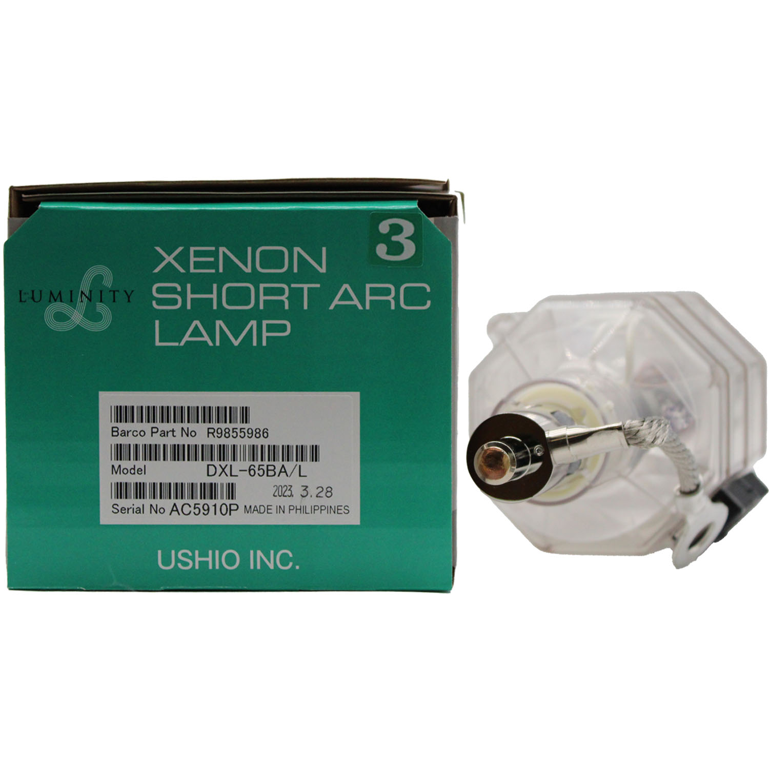 Ushio DXL-65BA/L 5003270 Xenon L Series Lamp