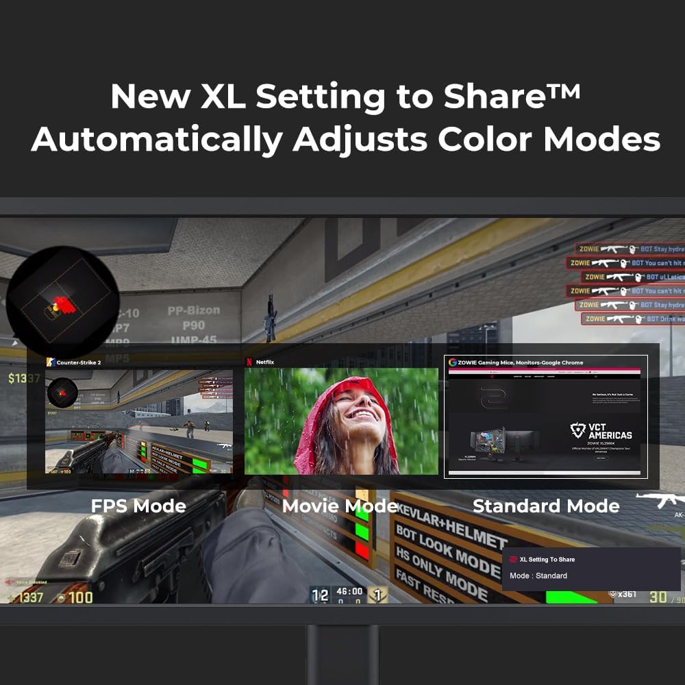 BenQ XL2586X+ 24.1 inch 600Hz Gaming Monitor