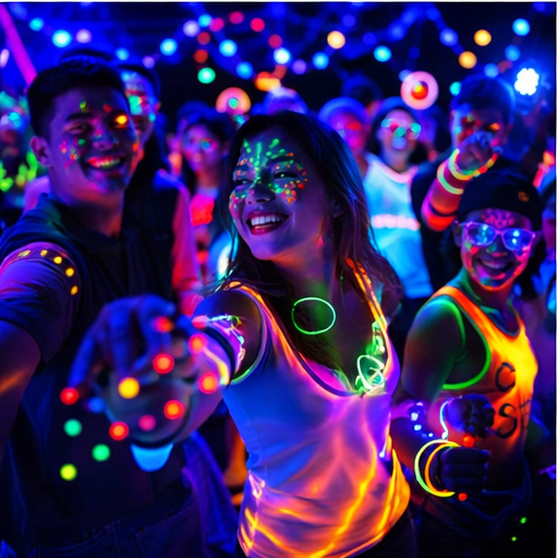 Ushio Indiglow LED T8 black light product image bottom left