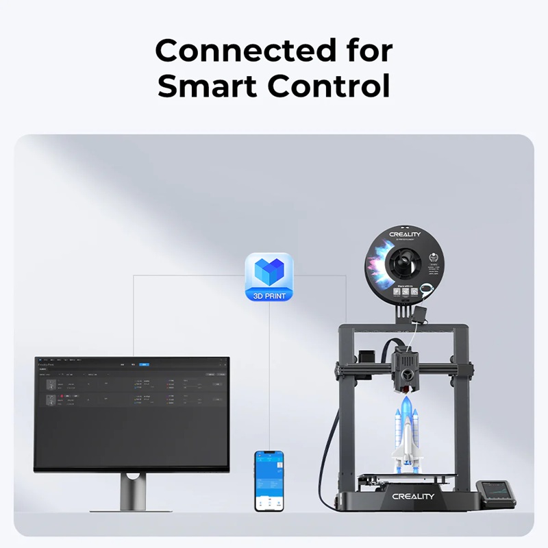 Creality Ender-3 V3 KE 3D printer with 220x220x240mm build volume