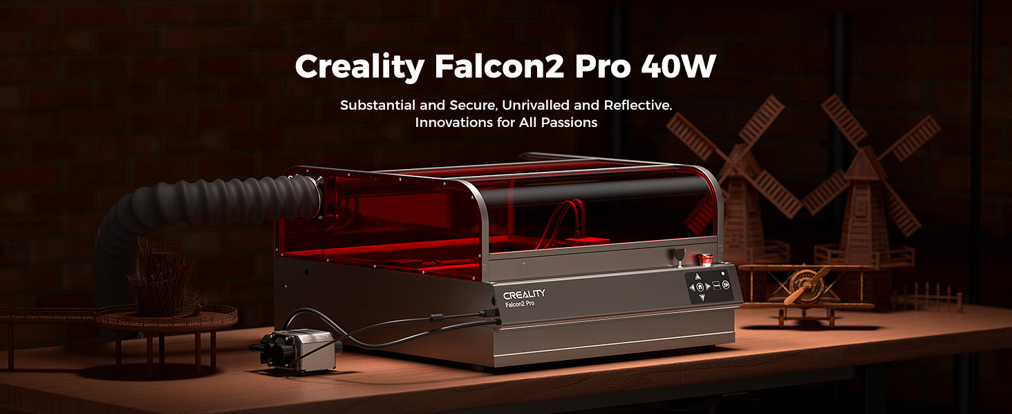 Creality Falcon2 Pro 40W Laser Engraver with Enclosure