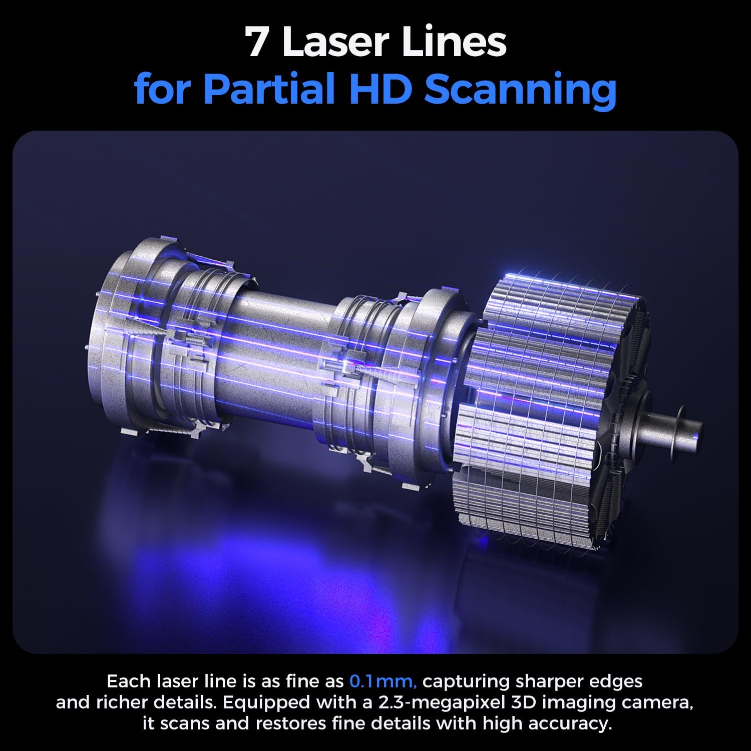 Creality Raptor Pro 3D Scanner Features