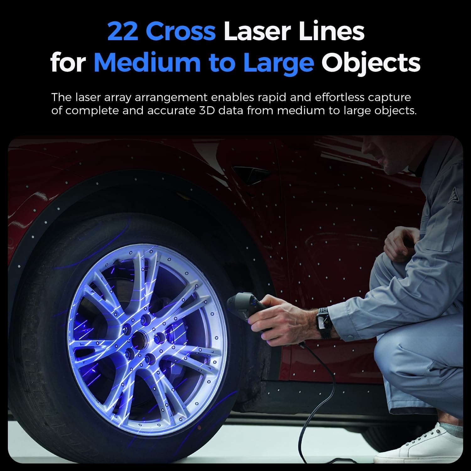Creality Raptor Pro 3D Scanner Features