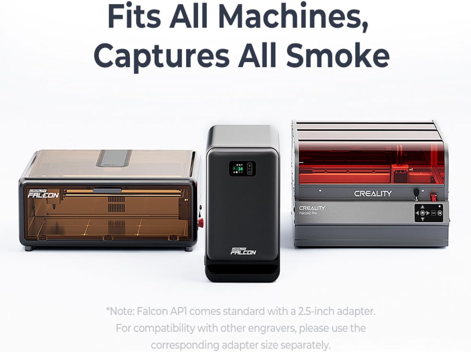 Creality Falcon AP1 Smoke Purifier 4008060348 front view