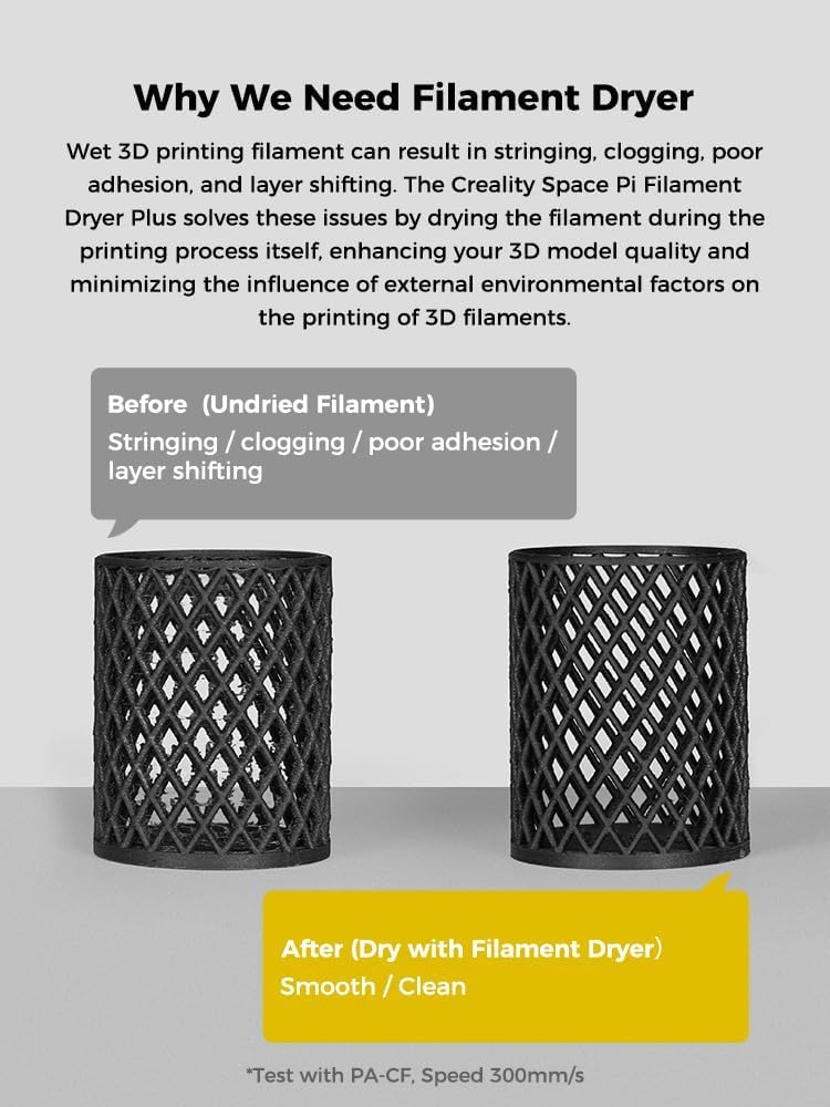 Creality Space Pi Filament Dryer Plus Features