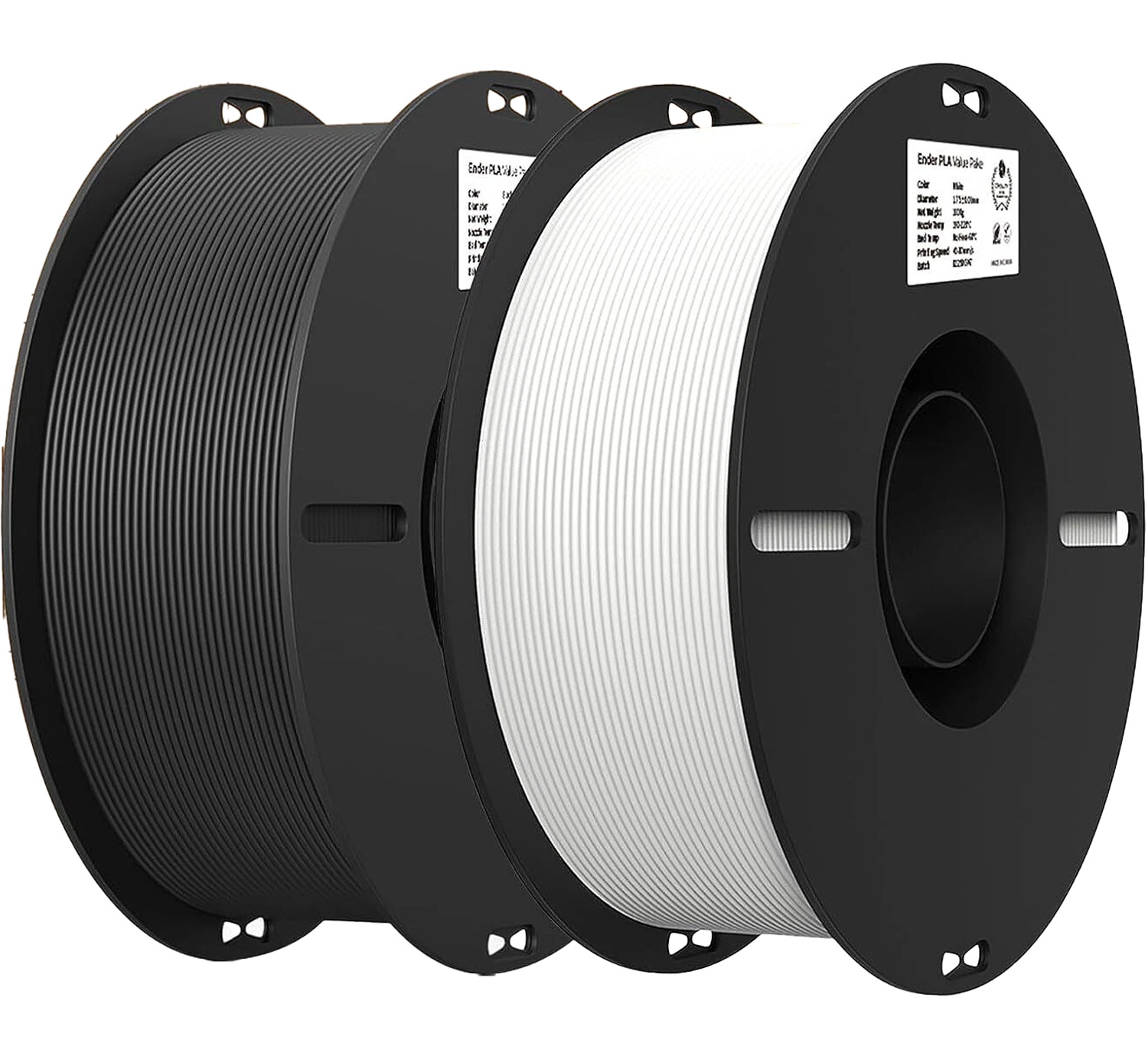 Creality PLA Filament Bundle Black and White