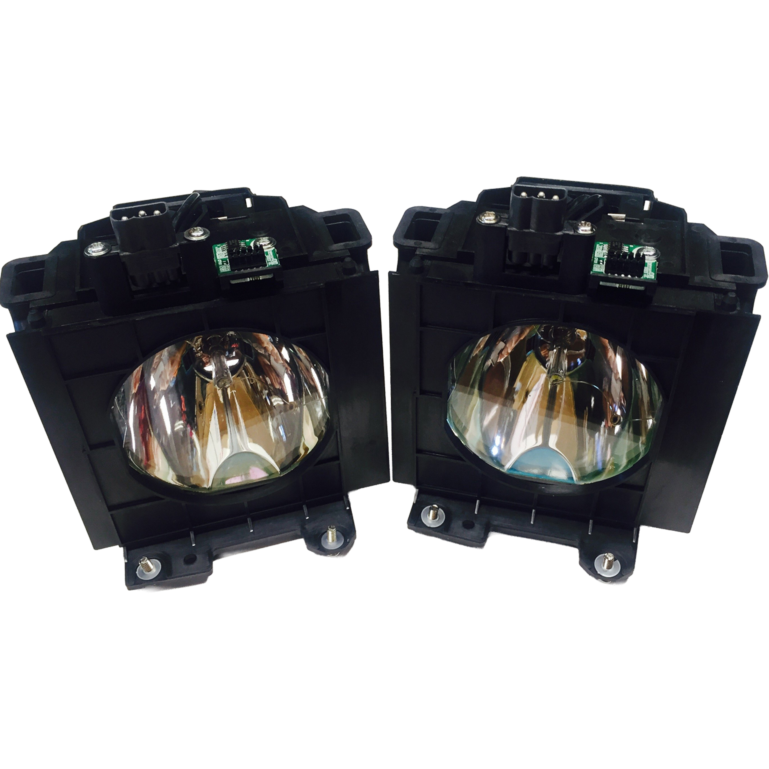 Jaspertronics™ Lamp & Housing 2pk Panasonic PT-DW5100U Projectors