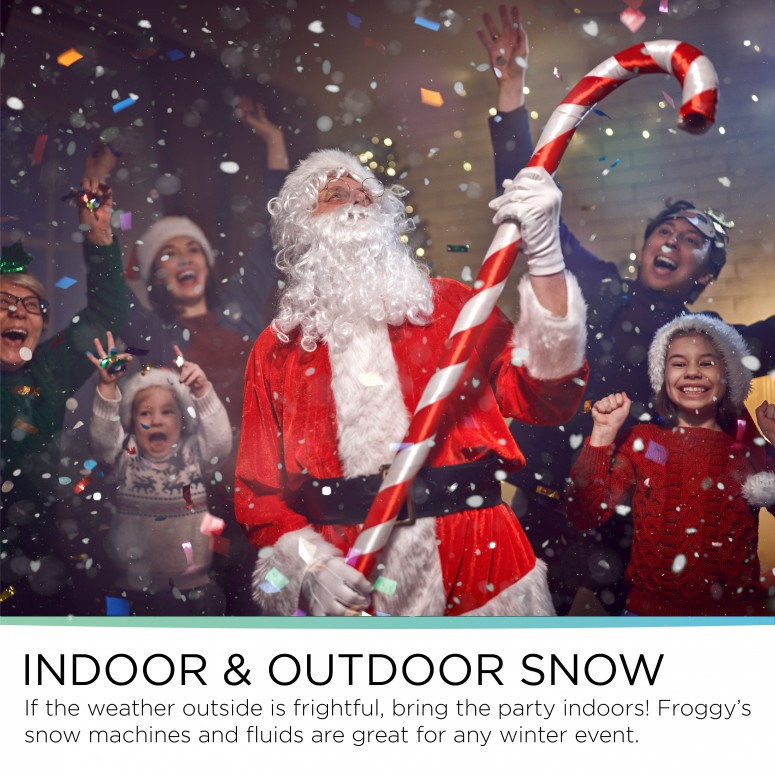 Froggy's Fog 650 Watt Variable Snow Machine with Wireless Control