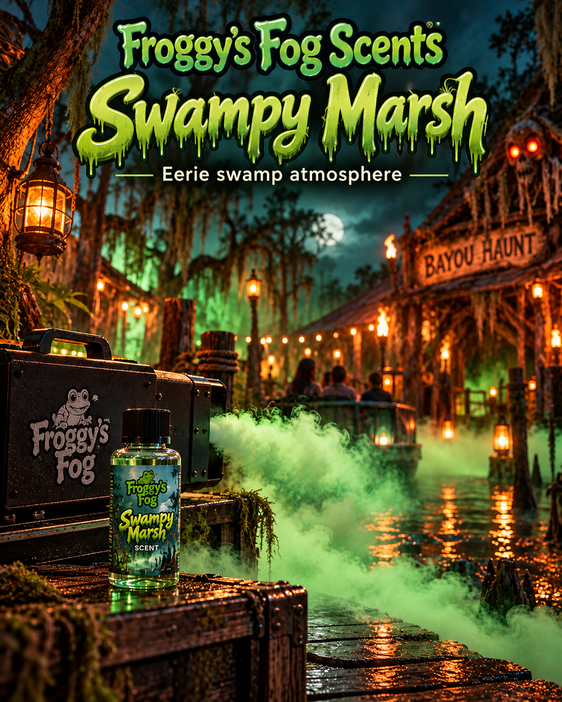 Froggy's Fog scent sprays for props costumes rooms and walls