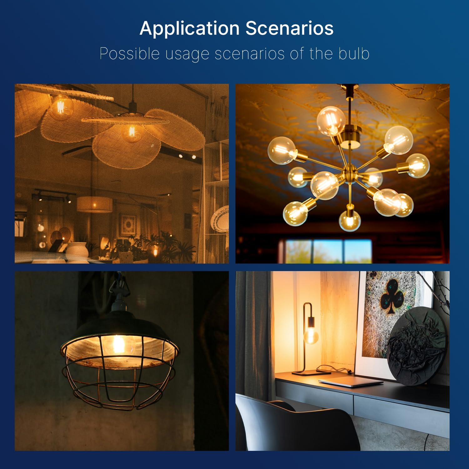 Jaspertronics G25 LED Edison Bulb Amber