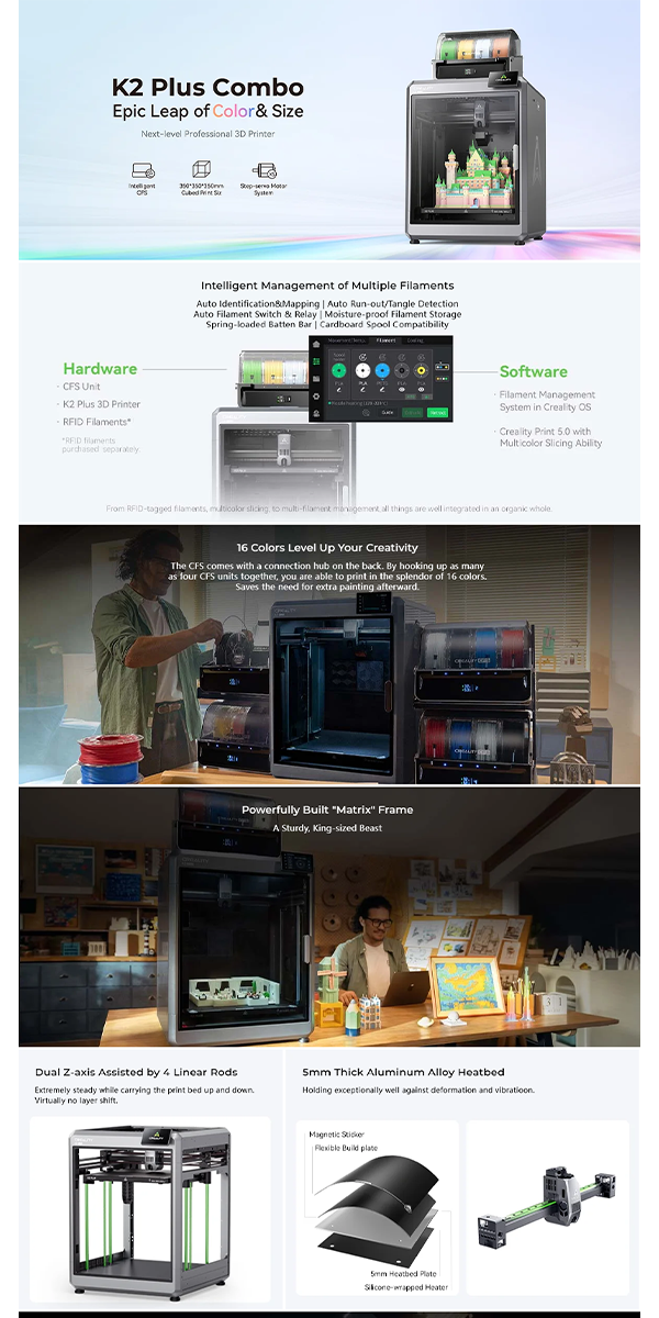 Creality K2 Plus heated chamber