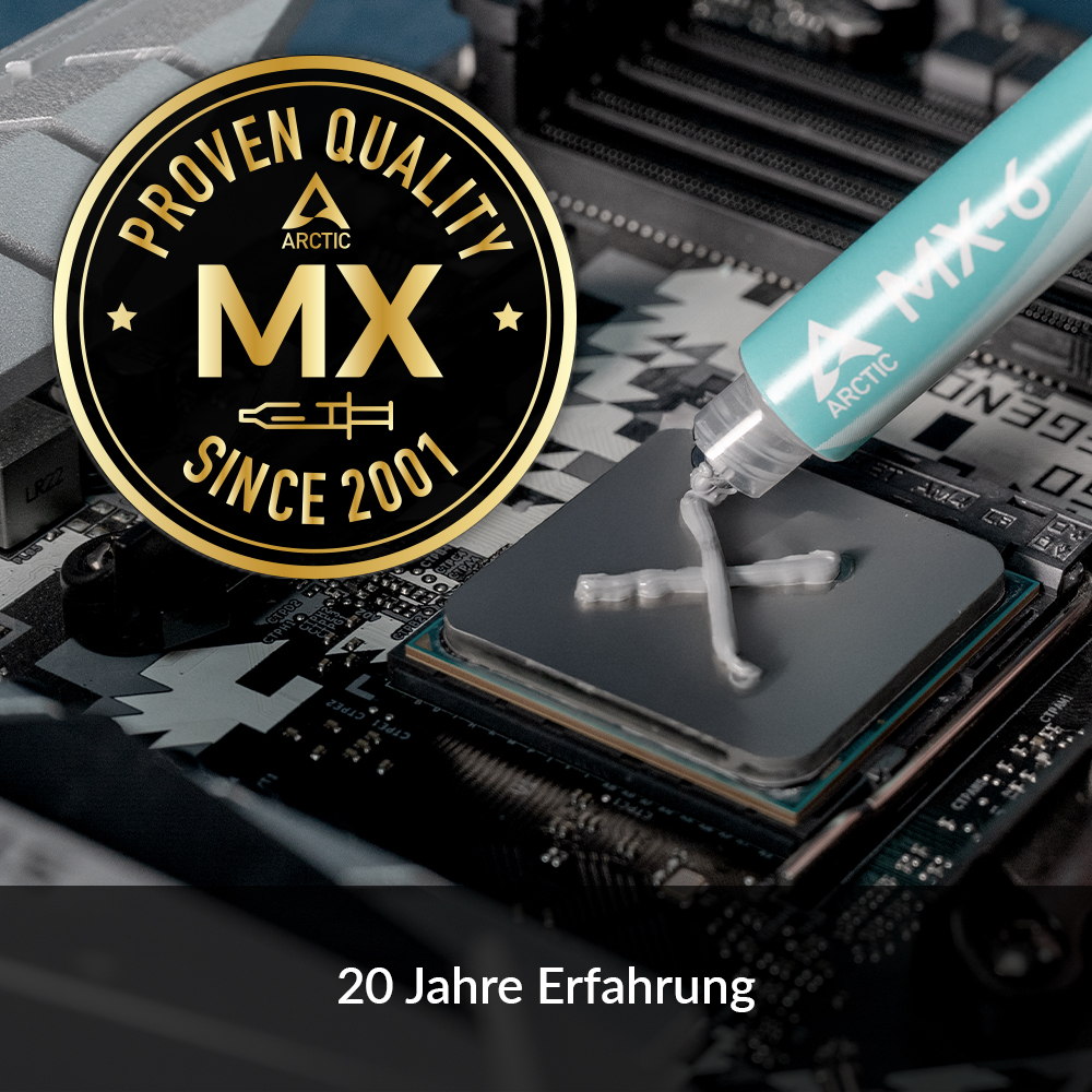 ARCTIC MX-6 (8 g) Ultimate Performance Wärmeleitpaste CPU WLP PC PS5 Gamer - Afbeelding 7 van 10