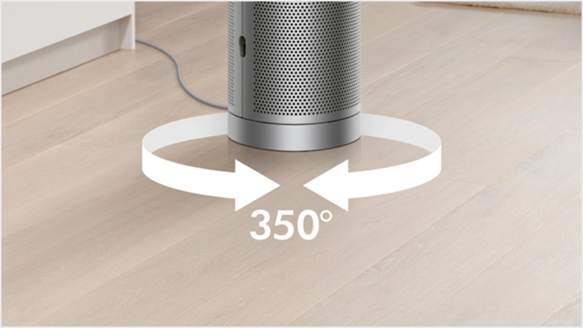 Oscillates up to 350 °