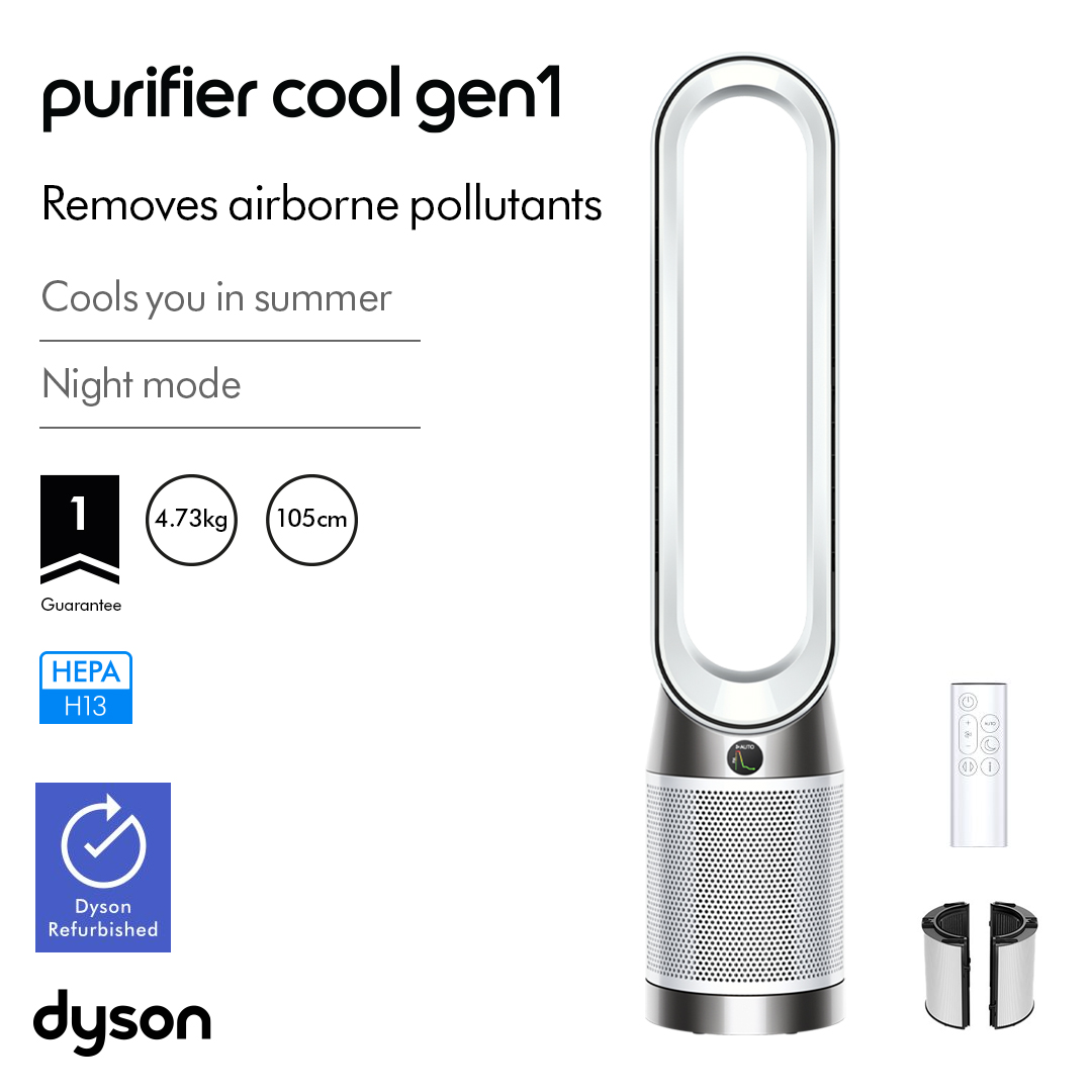 Dyson Refurbished | Dyson Purifier Cool™ Gen1 purifying fan (White/White)