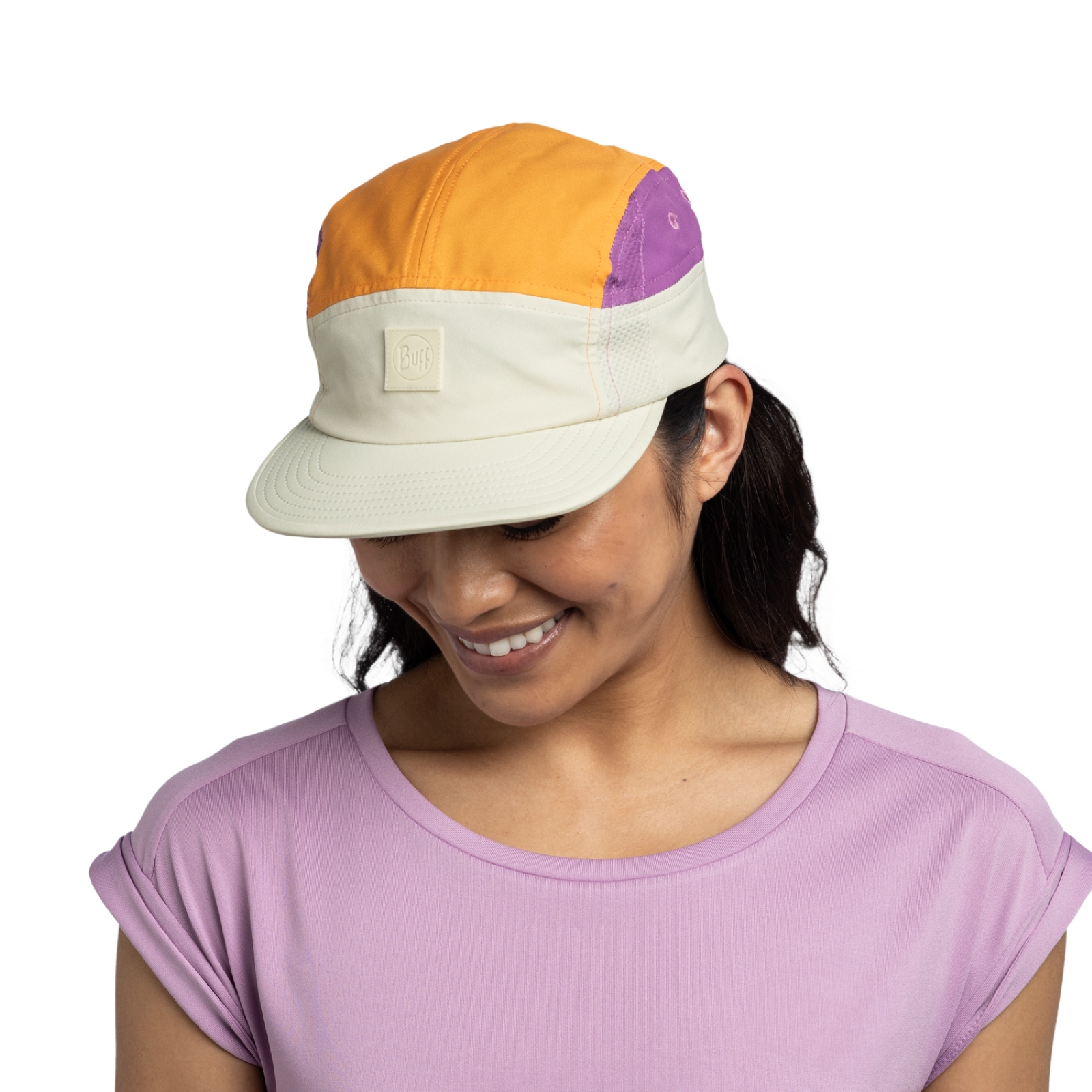 Gorra para correr ligera ajustable Buff Adultos 5 paneles Go UPF 50 - Imagen 21 de 26