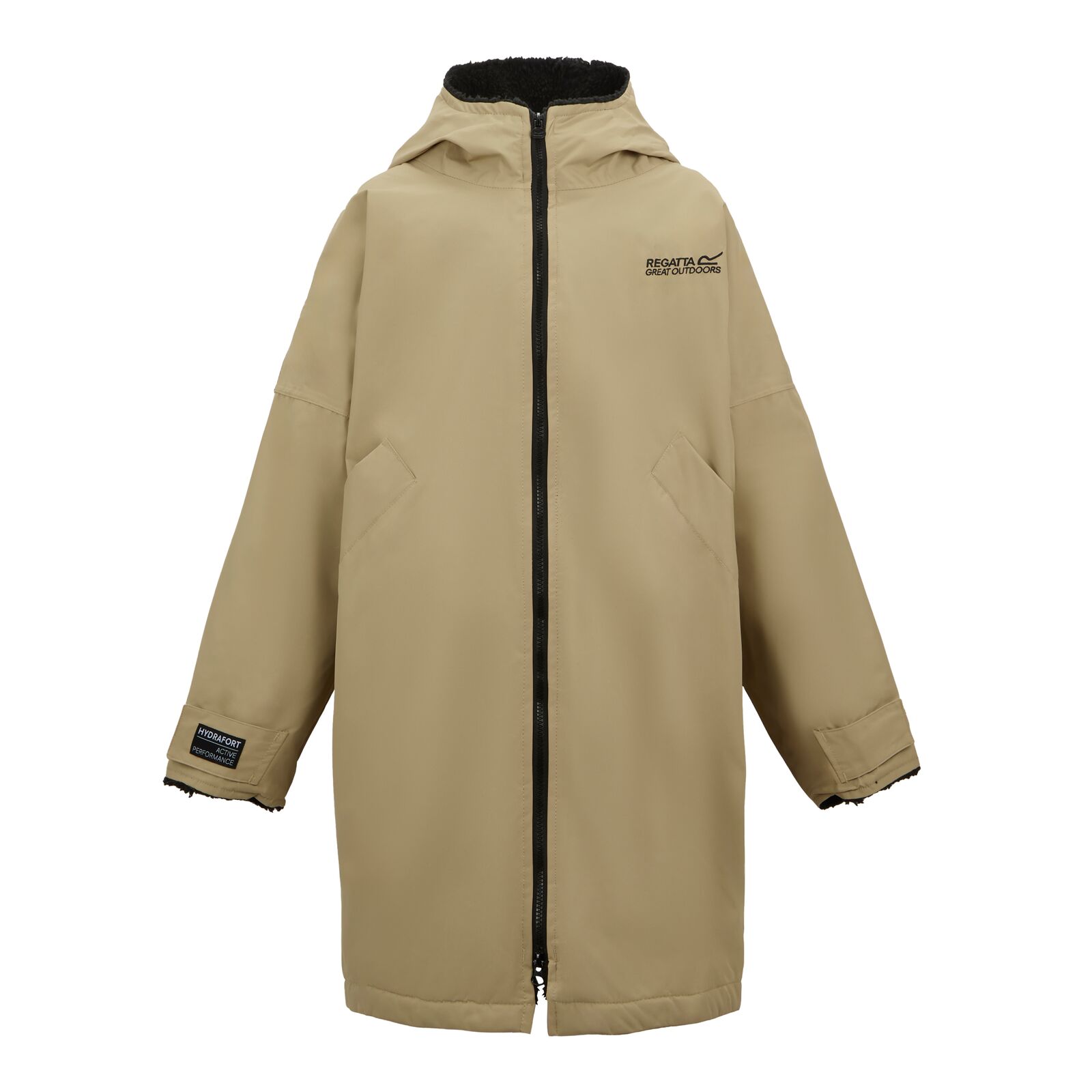 Regatta Kids Spirit Of Adventure Hooded Waterproof Warm Drying Changing Robe - Picture 84 of 150