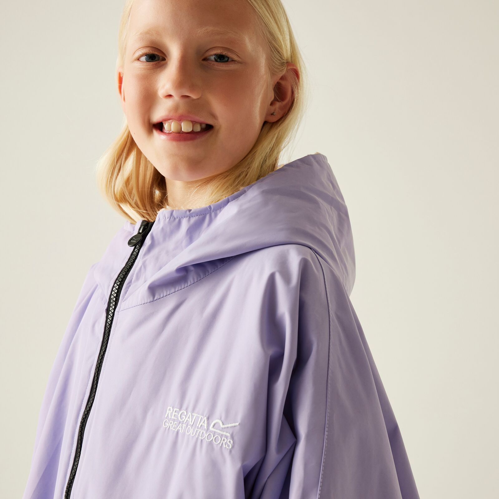 Regatta Kids Spirit Of Adventure Hooded Waterproof Warm Drying Changing Robe - Picture 103 of 150
