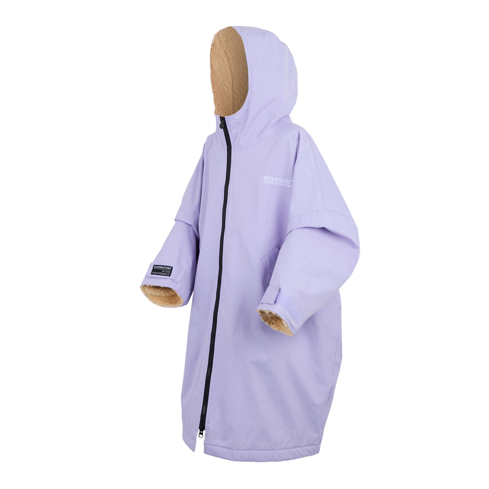 Regatta Kids Spirit Of Adventure Hooded Waterproof Warm Drying Changing Robe - Picture 108 of 150
