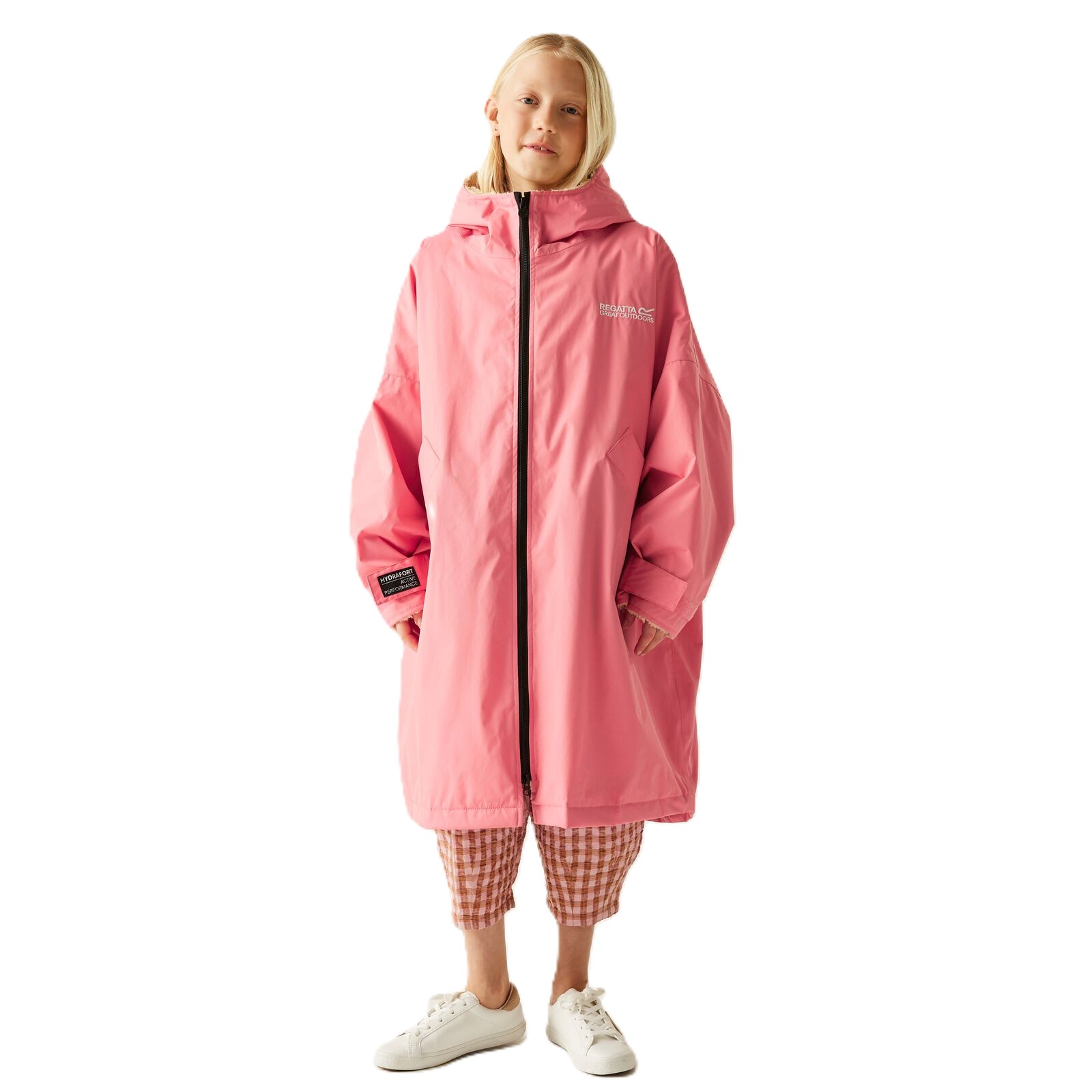 Regatta Kids Spirit Of Adventure Hooded Waterproof Warm Drying Changing Robe - Picture 109 of 150