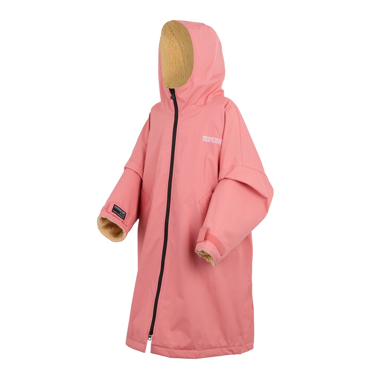 Regatta Kids Spirit Of Adventure Hooded Waterproof Warm Drying Changing Robe - Picture 120 of 150