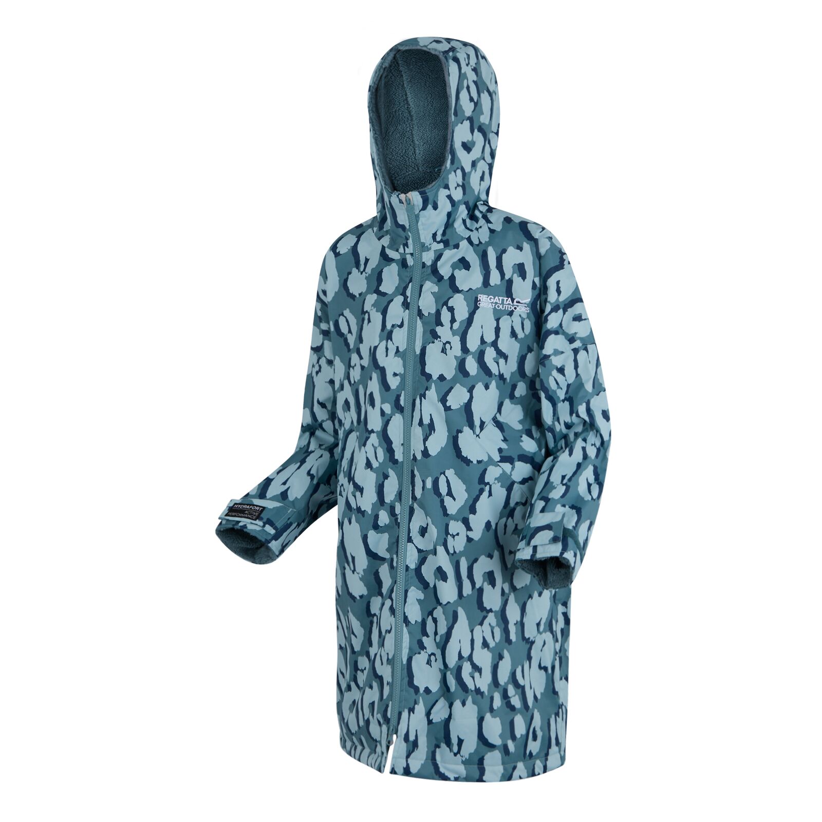 Regatta Kids Spirit Of Adventure Hooded Waterproof Warm Drying Changing Robe - Picture 140 of 150