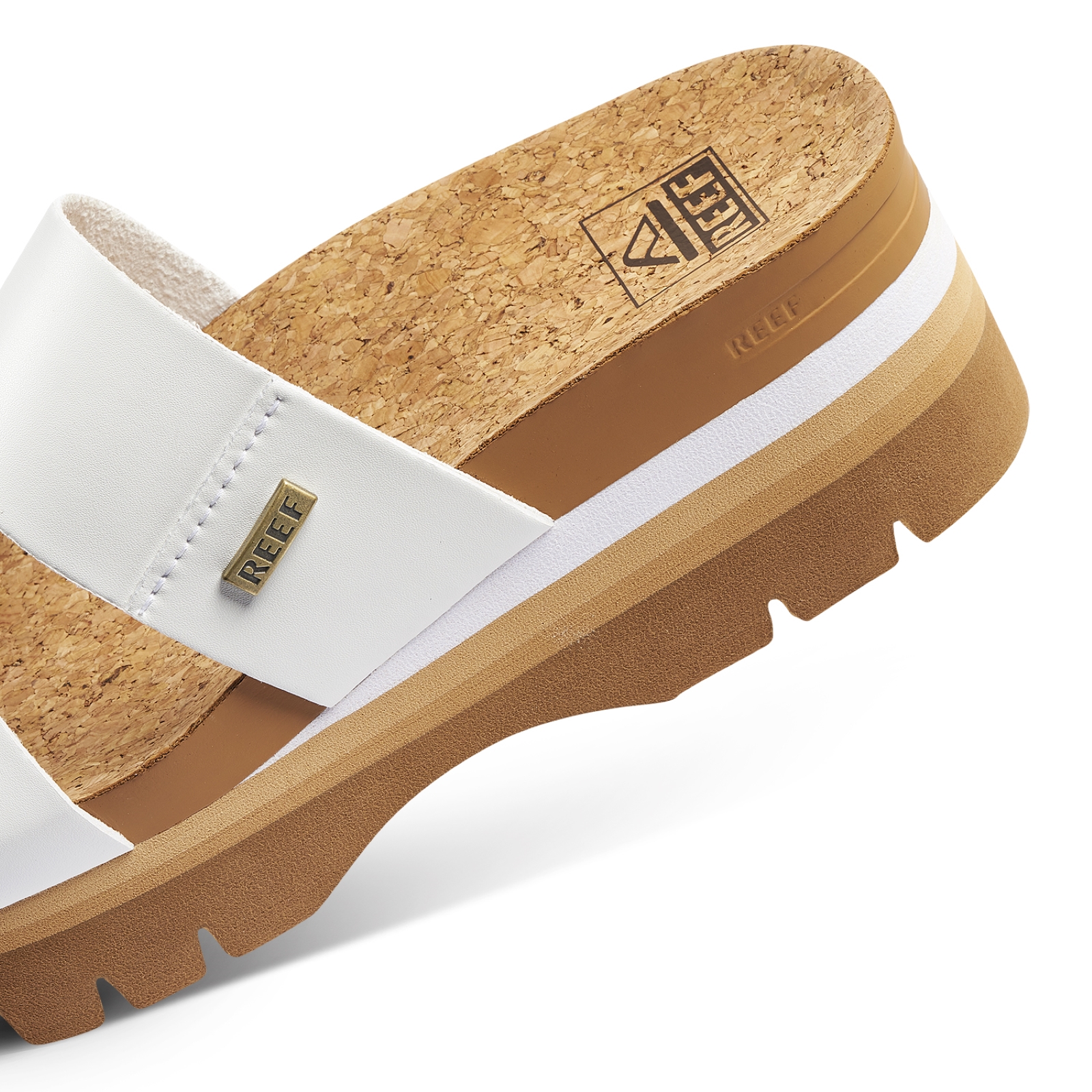 Chanclas sandalias Reef para mujer con cojín Vista plataforma superior de verano - Imagen 17 de 28