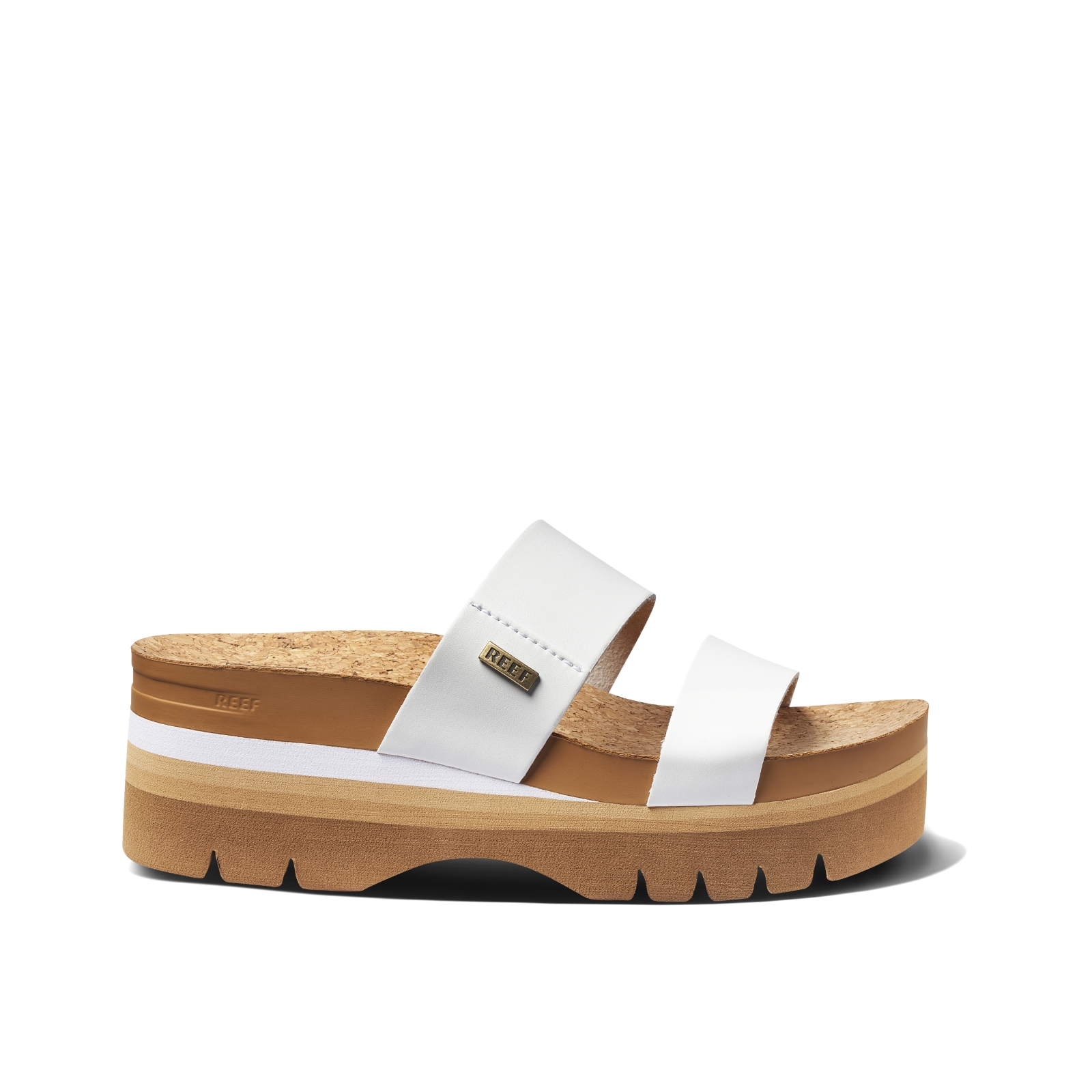 Chanclas sandalias Reef para mujer con cojín Vista plataforma superior de verano - Imagen 19 de 28