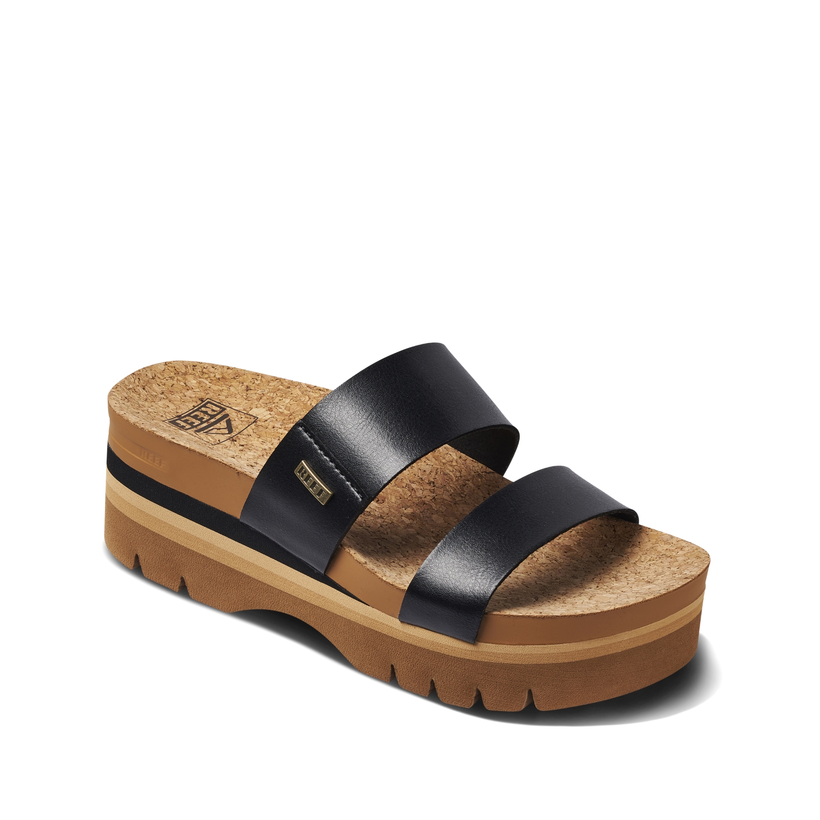 Chanclas sandalias Reef para mujer con cojín Vista plataforma superior de verano - Imagen 7 de 28