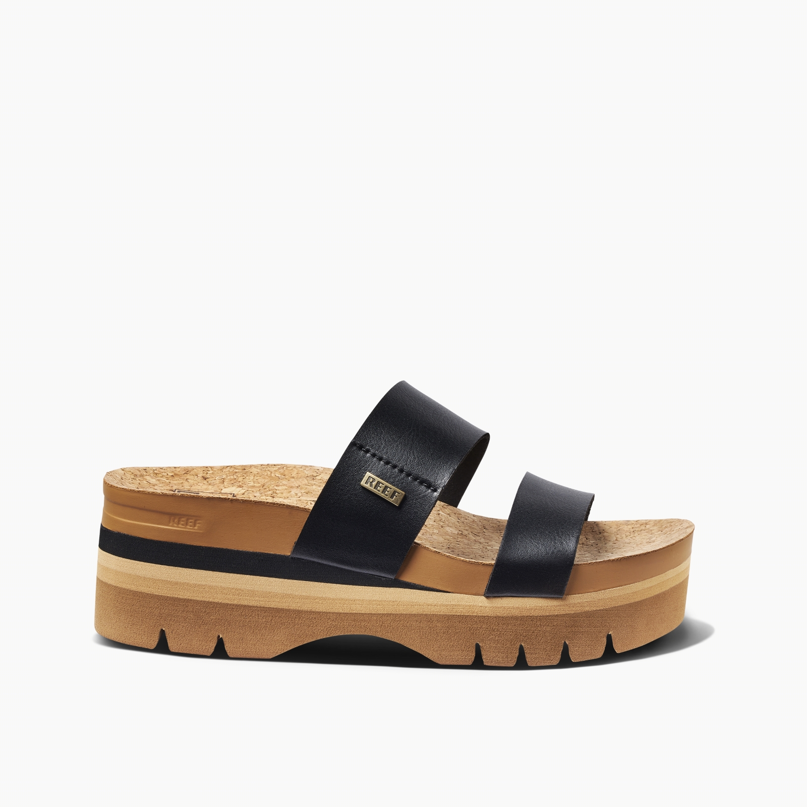 Chanclas sandalias Reef para mujer con cojín Vista plataforma superior de verano - Imagen 14 de 28