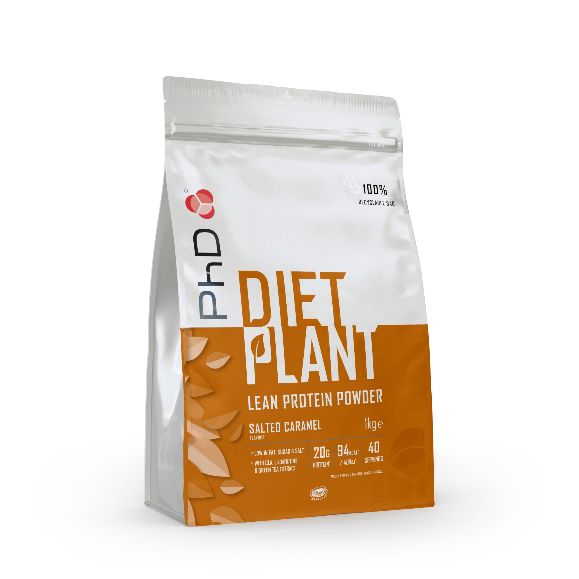 PhD Nutrition | Diet Plant Vegan Protein Powder | Various Flavours | 1kg