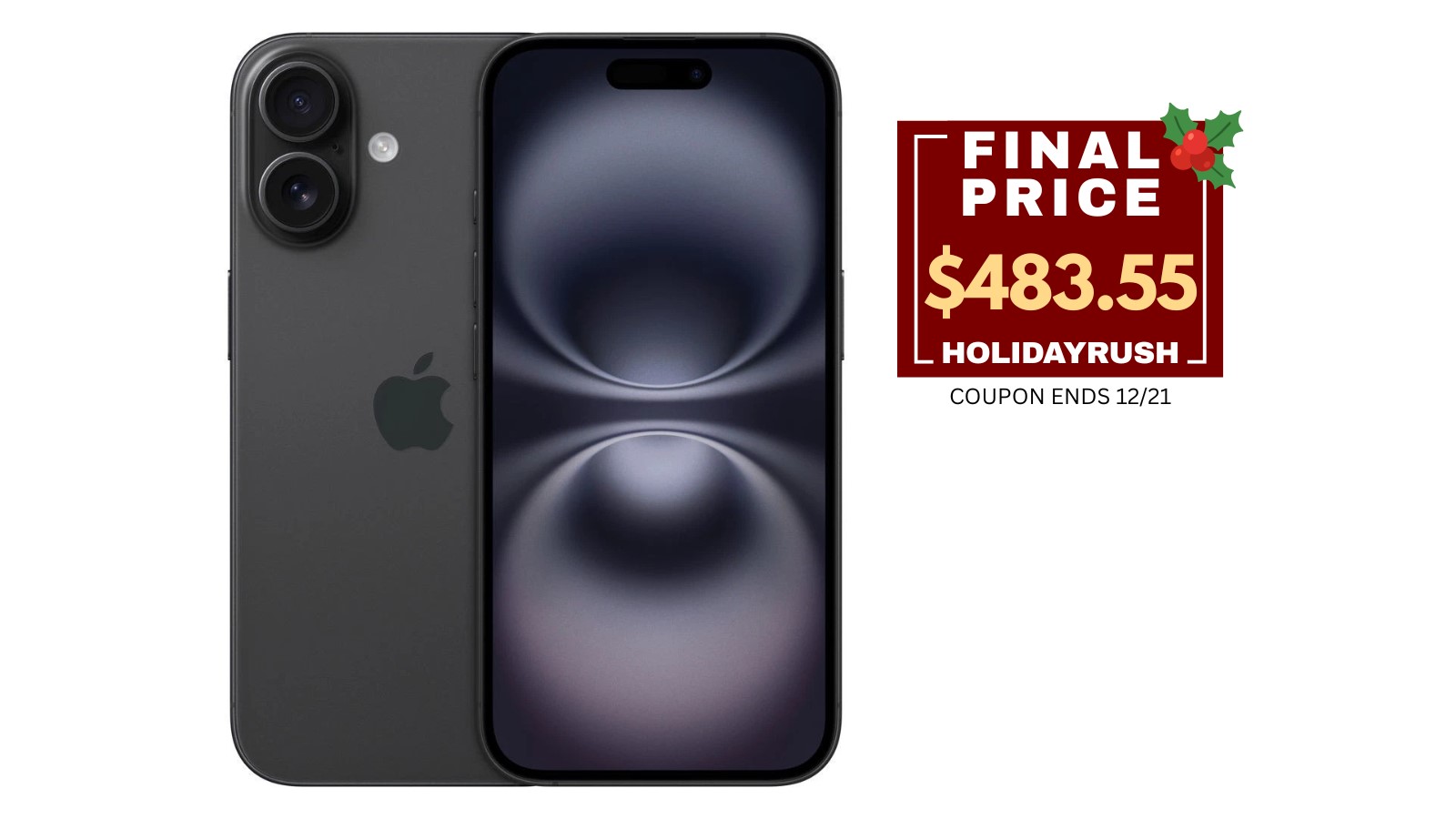 Apple iPhone 16 Black 128GB Very Good - Refurbished - Unlocked | eBay