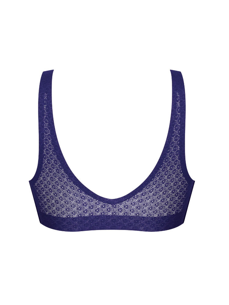 Sujetador de encaje Sloggi Bralette ZERO Feel acolchado ligero sin costuras sujetadores sin aros lencería - Imagen 7 de 13