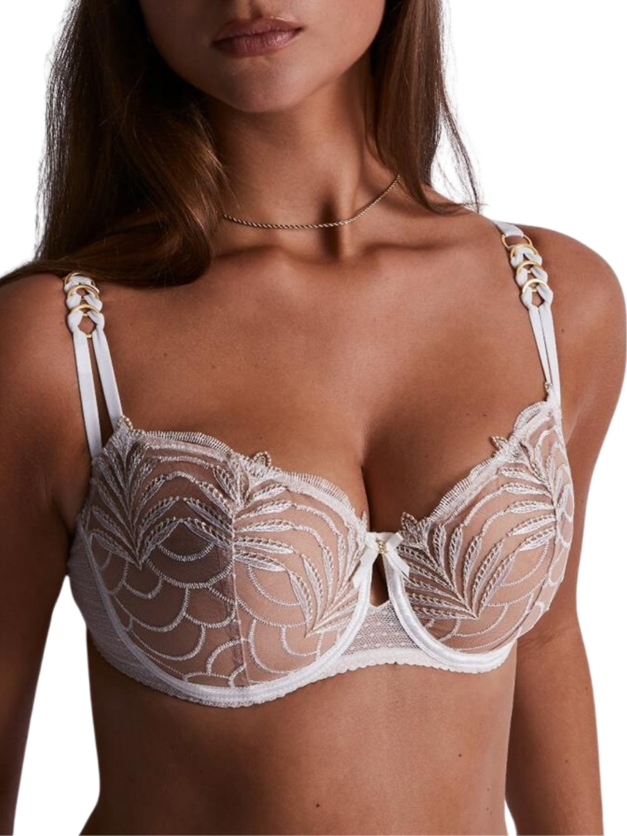 Aubade Hypnolove Bra Half Cup Underwired Bras Embroidered Luxury Lingerie - Picture 9 of 14
