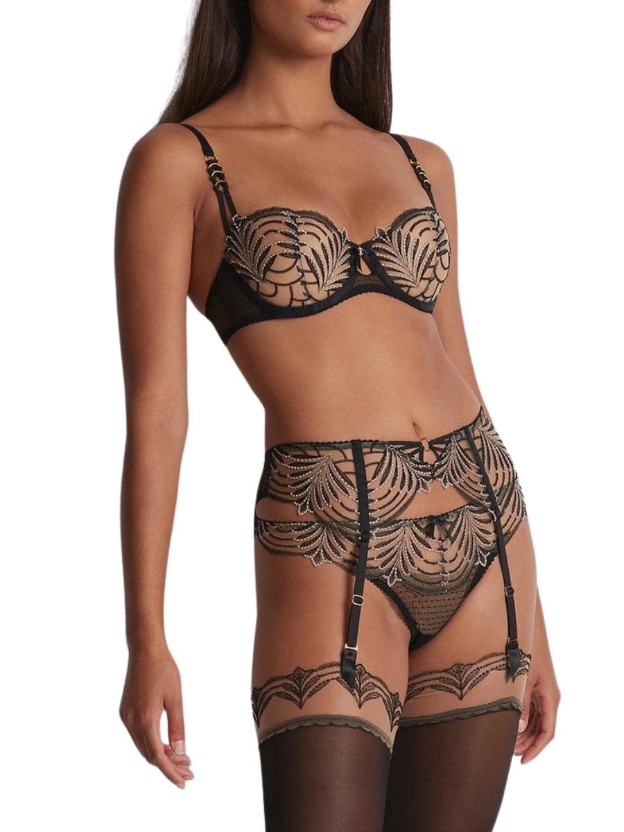 Aubade Hypnolove Bra Half Cup Underwired Bras Embroidered Luxury Lingerie - Picture 3 of 14