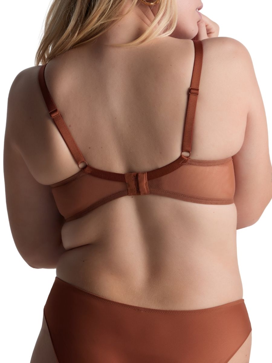 Aubade Sheer Emotion Half Cup Bra Underwired Non Padded Bras Sheer Embroidered - Picture 12 of 20