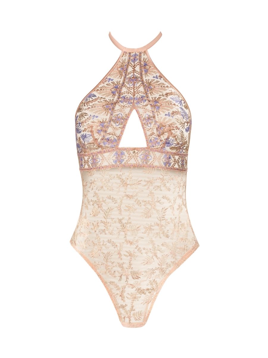Body Aubade Sound of Heart sin aros body transparente bordado lujo - Imagen 7 de 13