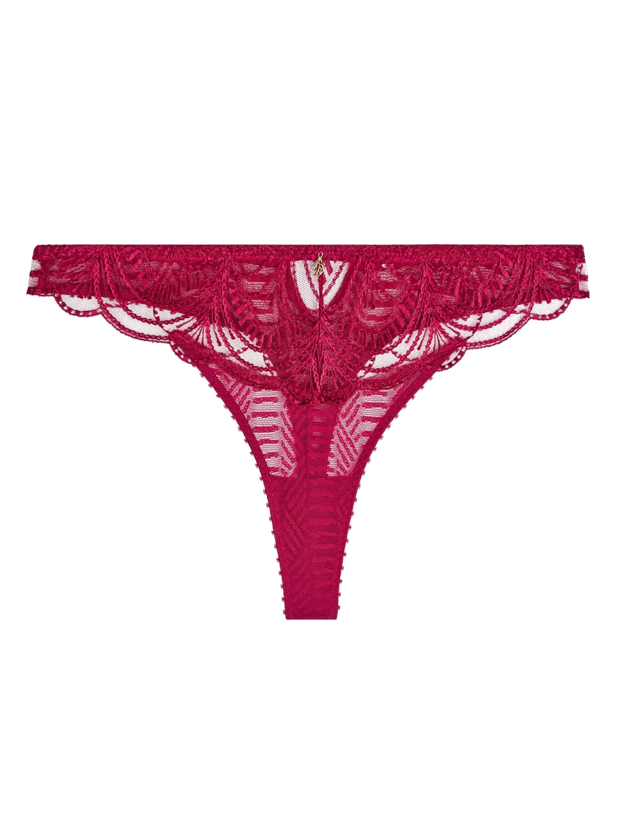 Calzoncillos de tanga Aubade Vibes tiro medio bordado encaje bragas de lujo - Imagen 12 de 17
