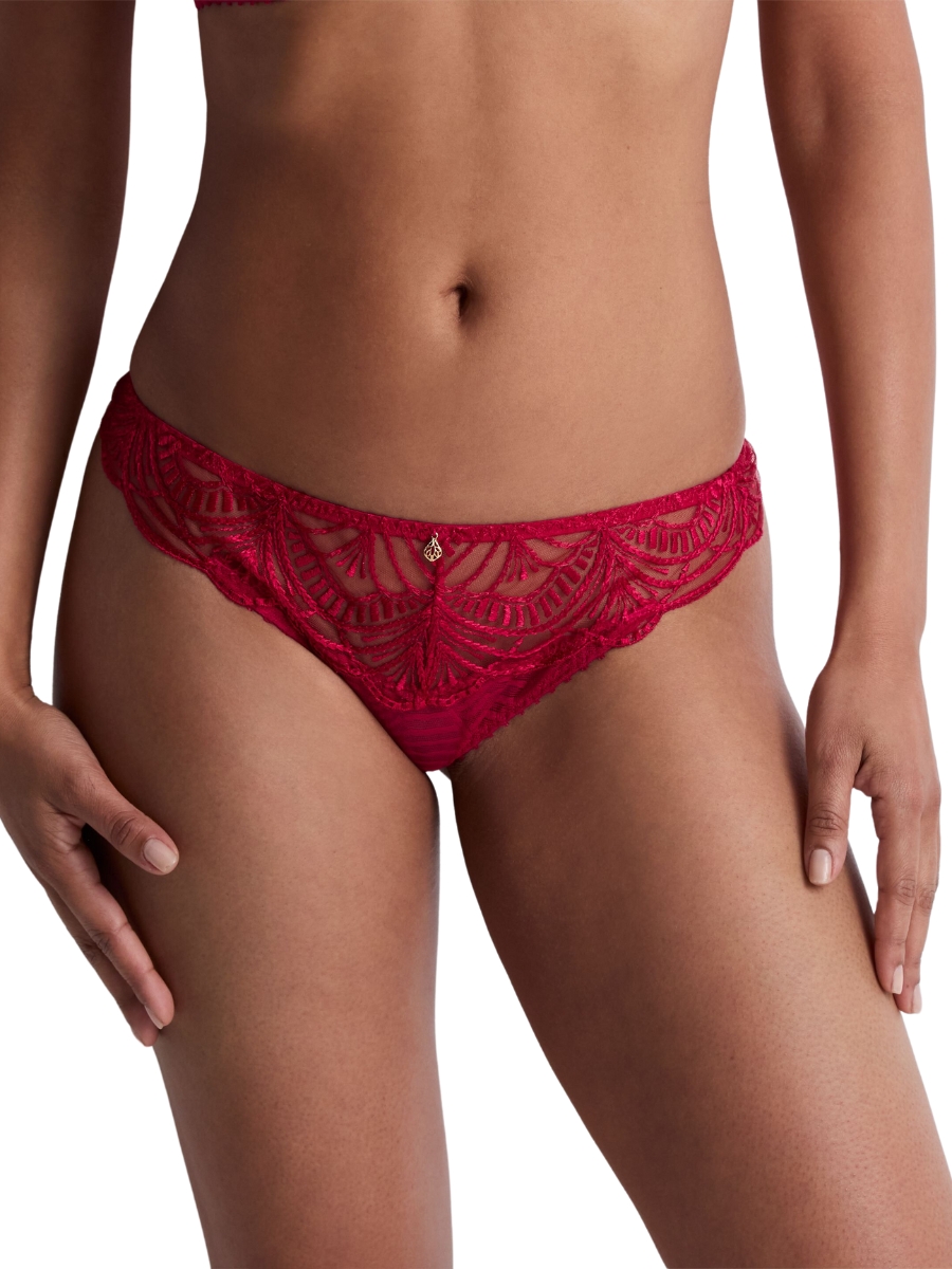 Calzoncillos de tanga Aubade Vibes tiro medio bordado encaje bragas de lujo - Imagen 7 de 17