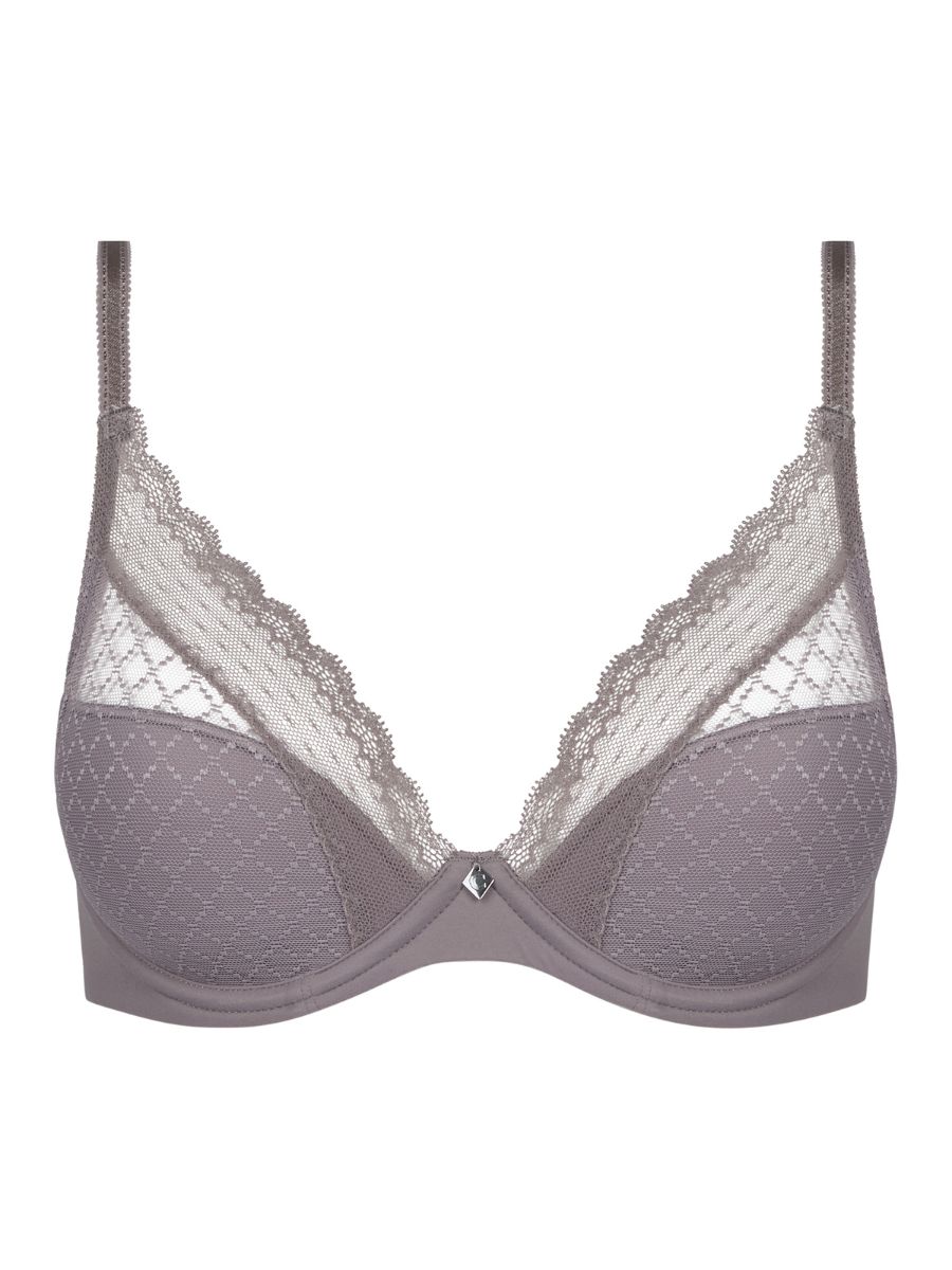 Chantelle Norah Chic Plunge Bra T-Shirt Moulded Bras Underwired Lingerie - Picture 11 of 21