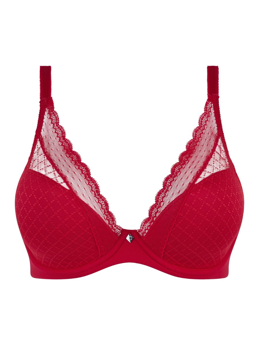 Chantelle Norah Chic Plunge Bra T-Shirt Moulded Bras Underwired Lingerie - Picture 26 of 26